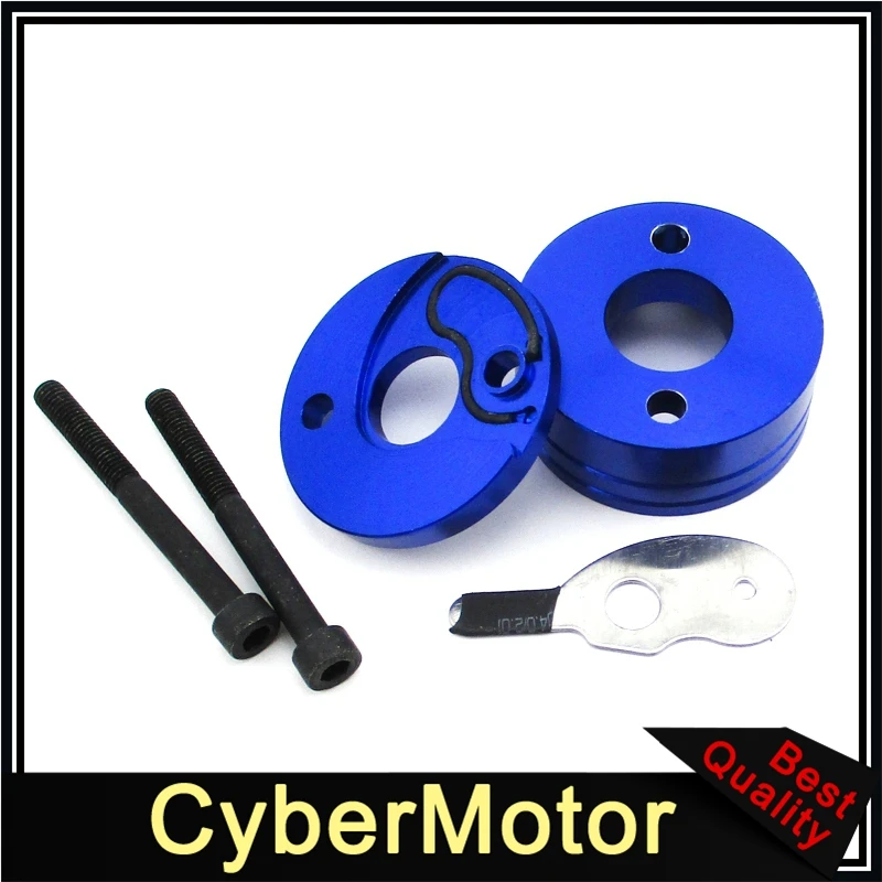 Синий алюминиевый гоночный карбюратор 44 мм воздушный фильтр клирнер адаптер Vstack