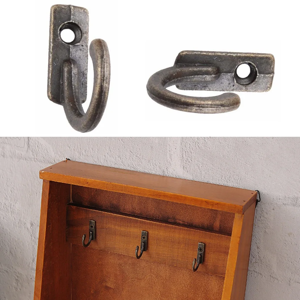 

10pcs/set Hook Alloy Wall-Mounted Hanging Holder Entryway Storage Metal Hanger Home Vintage Organizer
