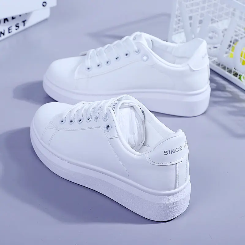

Ladies Sports Casual Shoes Spring and Summer Lace-up Breathable Running Shoes Fashion All-match Couple Shoes Zapatos Mujer