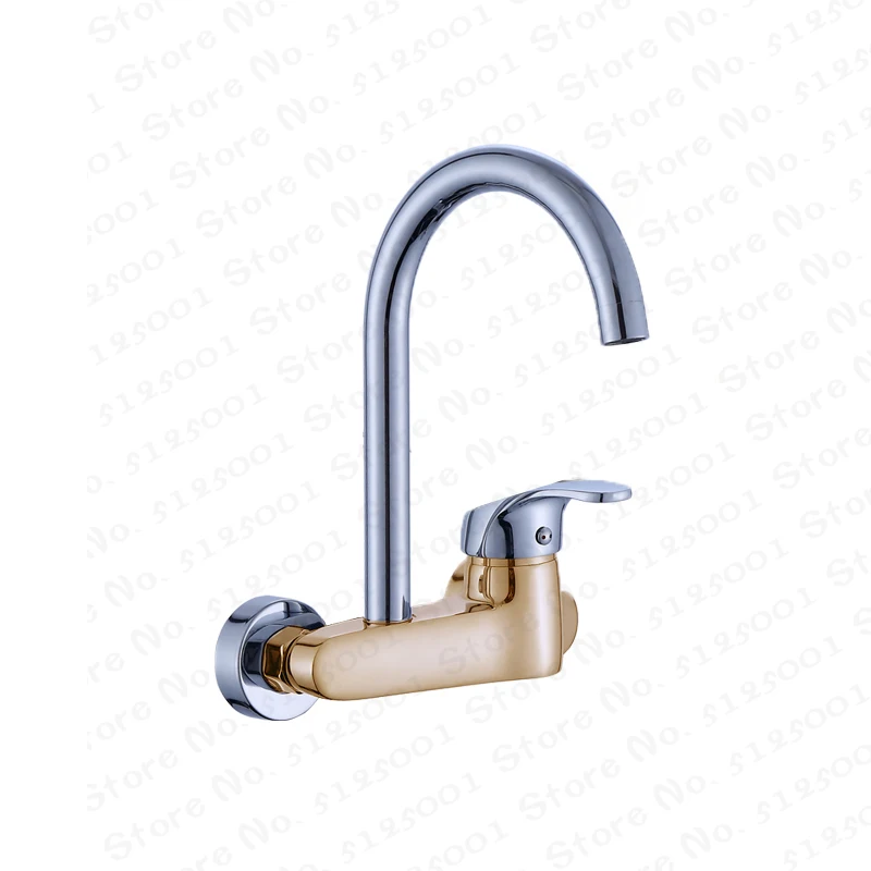 

360 Rotation Faucet Chrome Cold and hot Water Power Swivel Kitchen Sink Mixer Tap Single Handle BR-9108