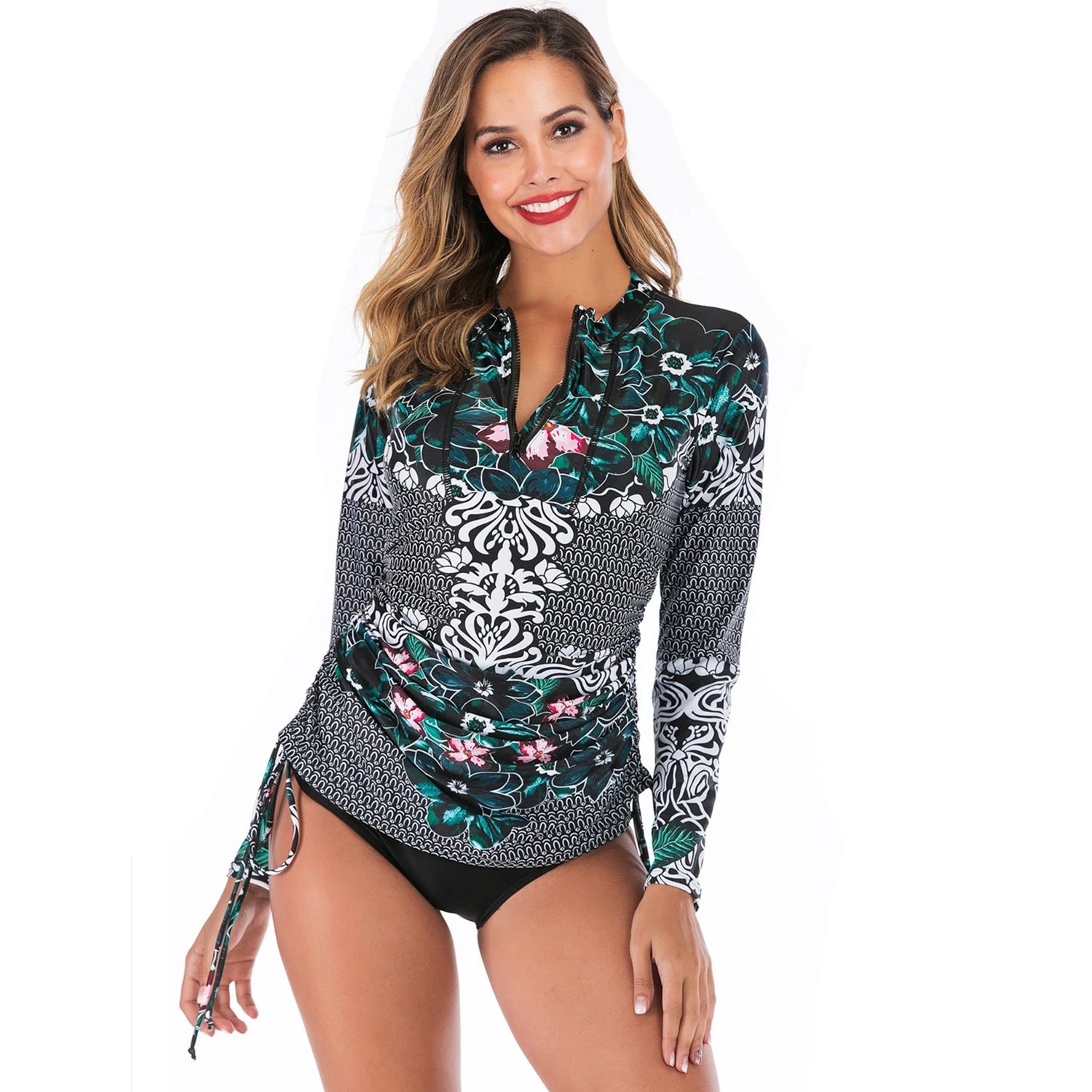 Женское раздельное платье купальник пляжная одежда танкини серфинг дайвинг