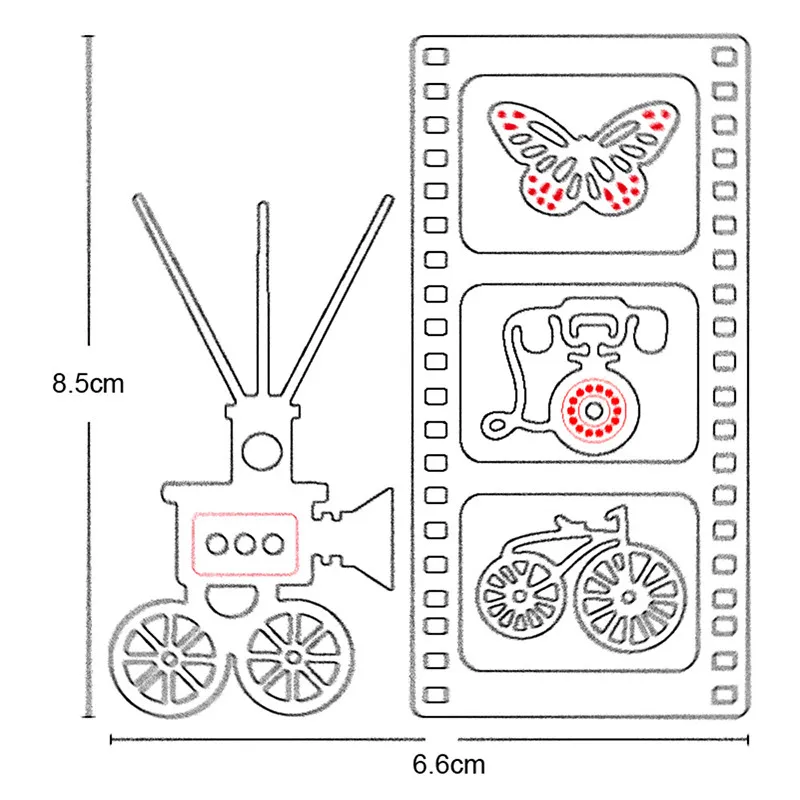 Пресс-формы для резки металла форма фотокамеры фотопленки Рождественское