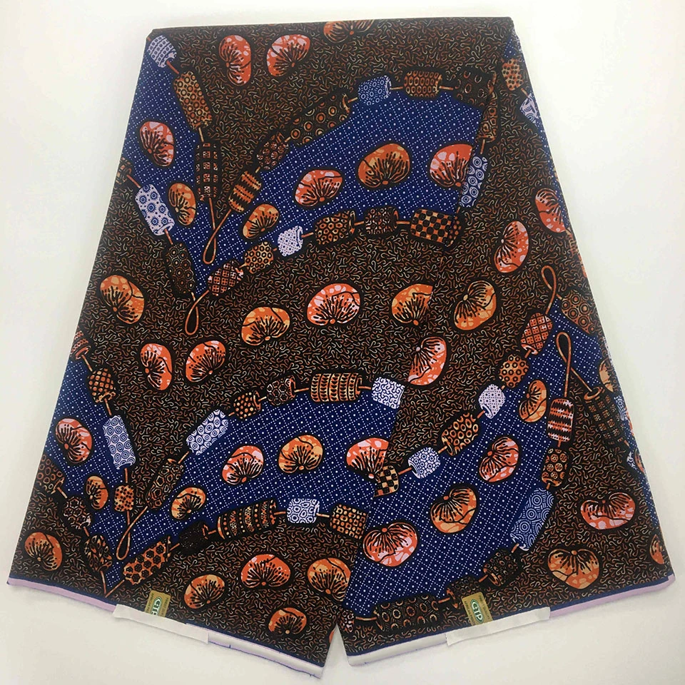 

6 Yards Mitex Wax Print/ African Fabrics Kitenge/Pagnes/Tissues Africain/ Lapa/Chitenge HS-130