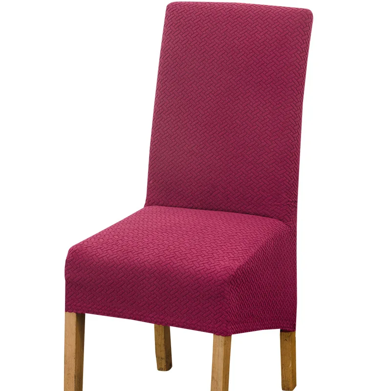 

1pc Dining Chair Cover Jacquard Spandex Slipcover Protector Case Stretch for Kitchen Chair Seat Hotel Banquet Dining Chair Cover