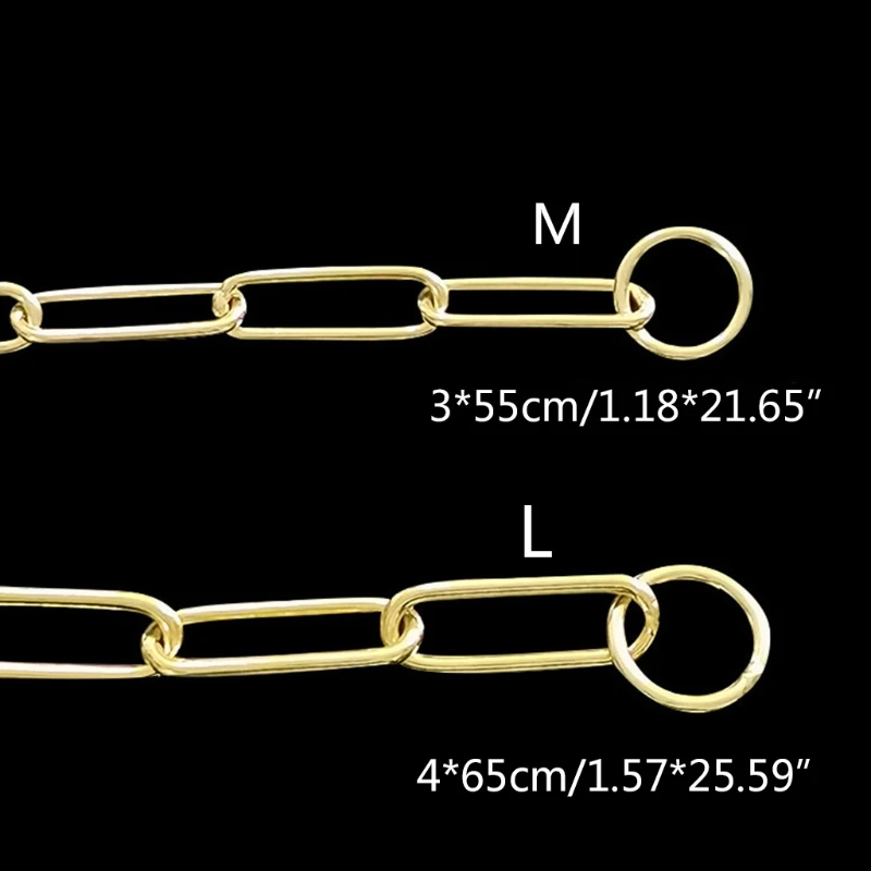 

Puppy Chain Cooper Chocker Dog Training Supplies Puppy Accessories 85DB