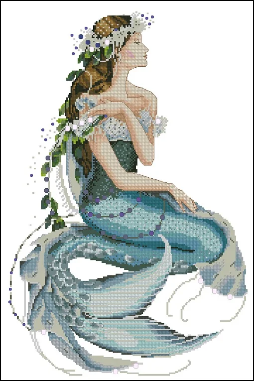 Набор для вышивки крестом натуральный продукт Египетский длинный штапельный