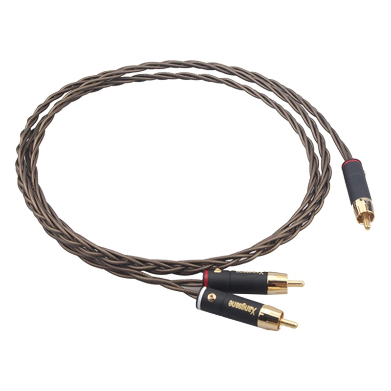 Линия сигнала сабвуфера xangраза 1RCA 2RCA Odin 1 2 подходит для CD проигрывателя DVD