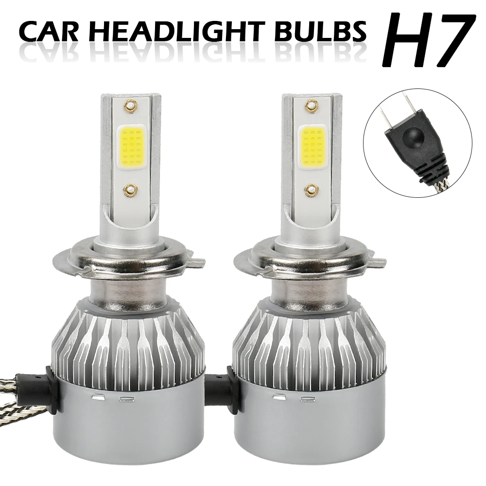 Светодиодная лампочка в автомобиль лампы светодиодные для фар H1 H3 H7 H8