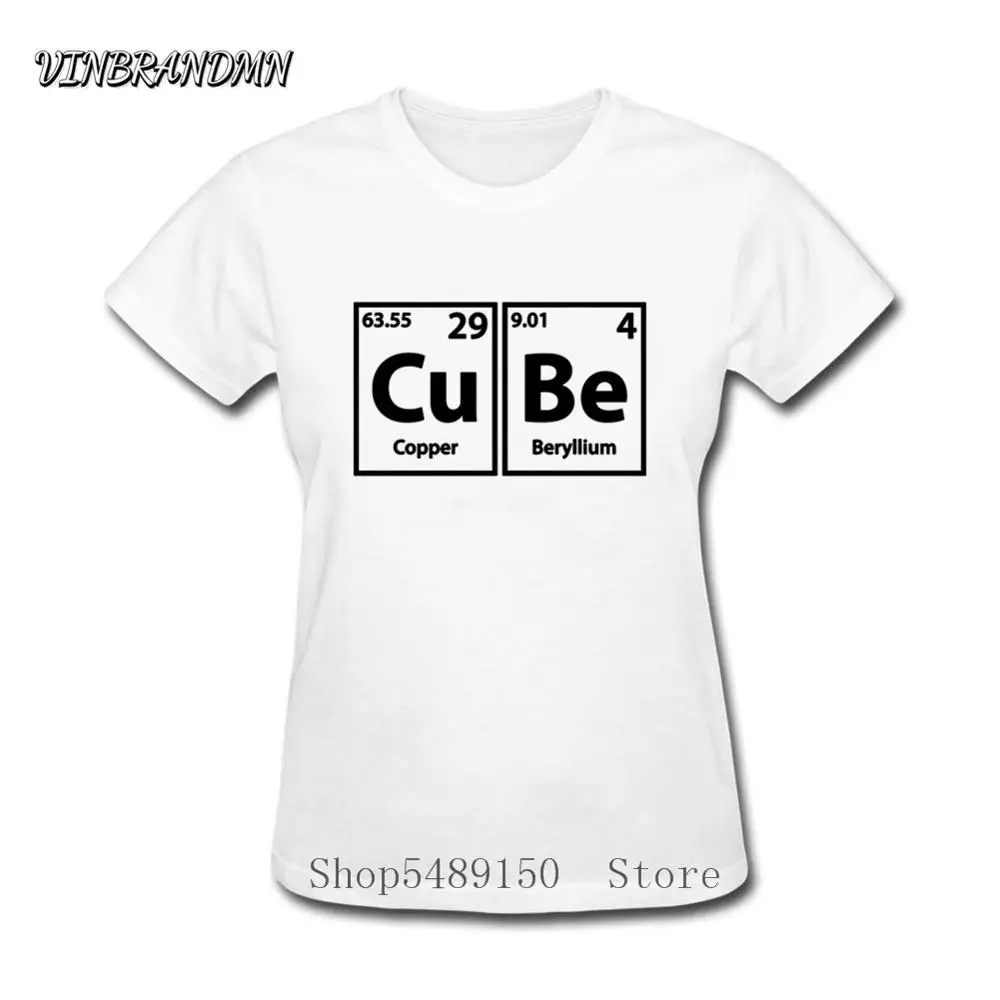 Футболки Porady chemical Cube (Cu Be) футболка с принтом периодических элементов