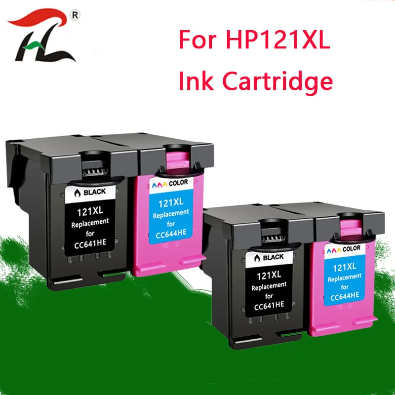 2 комплекта 121XL совместимый с HP чернильный картридж 121 для Deskjet D2563 F4283 F2483 F2493 F4213 F4275