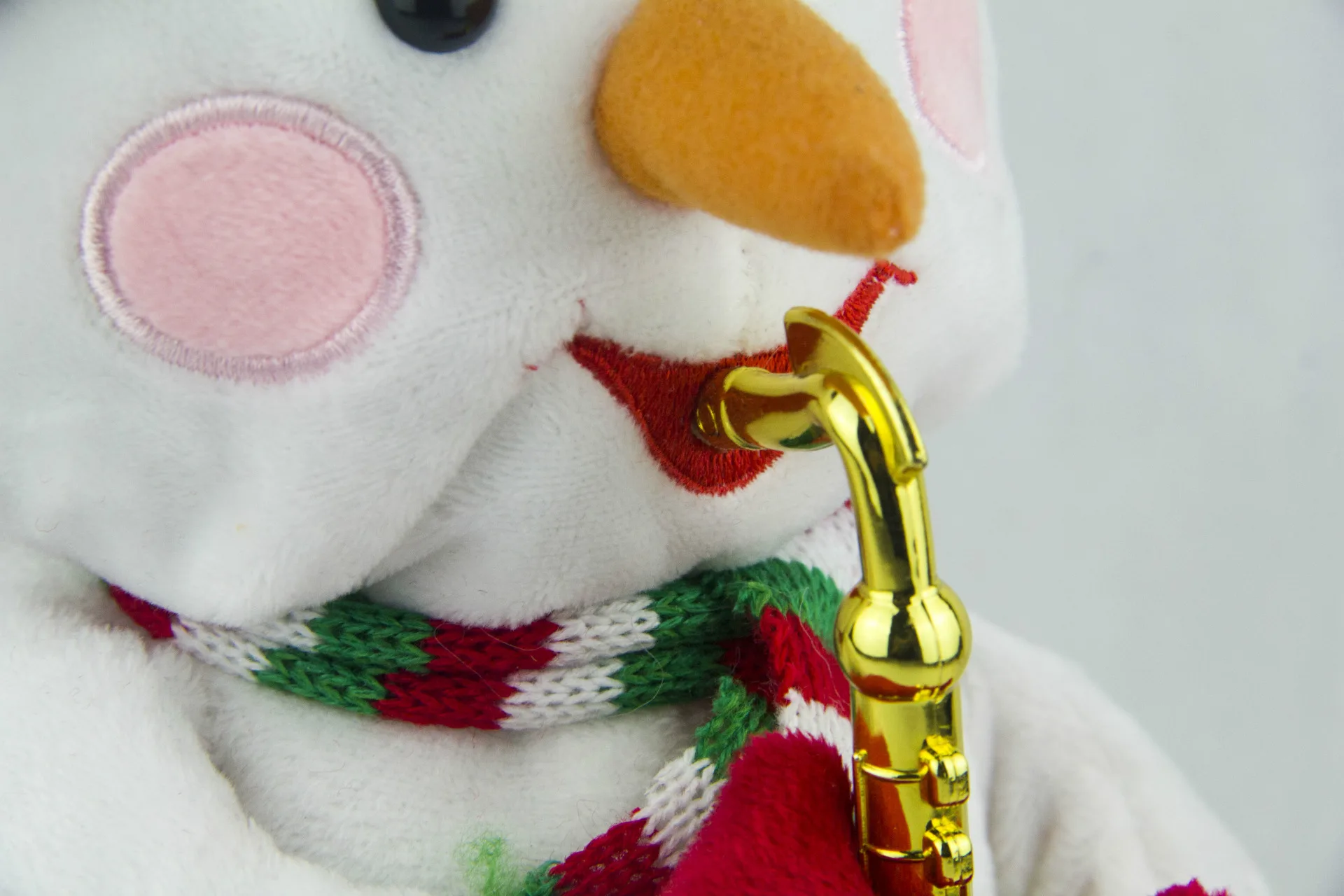 Рождественская серия Дед Мороз саксофон лось снеговик пение и скручивание |