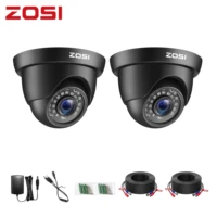 zosi 2pcslot 2mp 1080p tvi video surveillance dome camera hd weatherproof home cctv security camera system for dvr kit