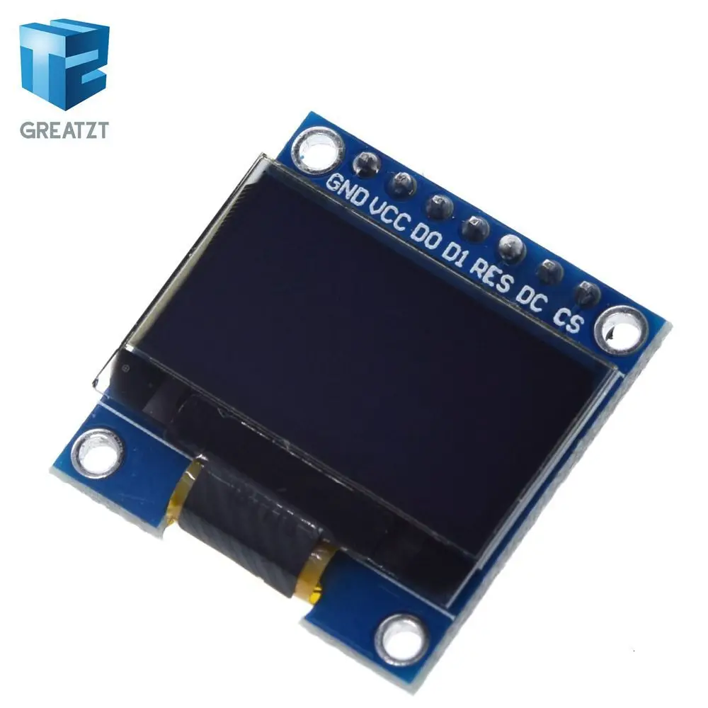 0,96 дюймов IIC Серийный желтый синий OLED дисплей модуль 128X64 IEC SSD1306 12864 плата с ЖК-экраном GND VCC SCL SDA 0,9" для Arduino
