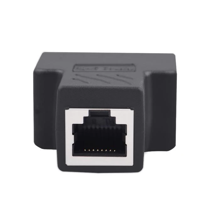 Разветвитель RJ45 1 на 2 LAN разветвитель для сети Ethernet 1X2 CAT5 CAT6 модульный расширитель
