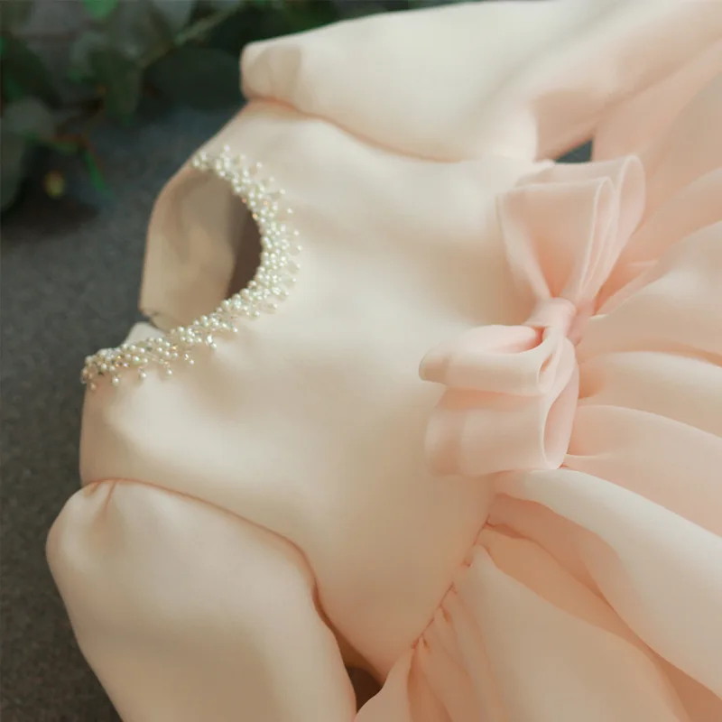 

Girls Dress Elegant Beaded Princess Dress infantil Kids Dresses For Girl Costume Children Wedding Party Dress 10 Year vestido