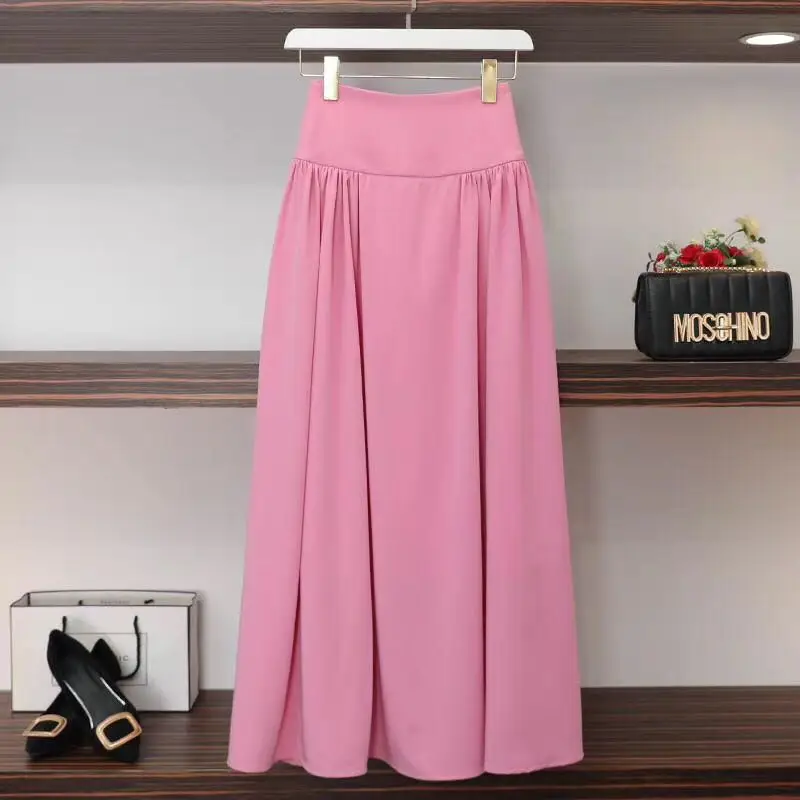 two piece set women korean fashion pink short jacket + long skirt streetwear 2 piece sets womens outfits spring clothes women