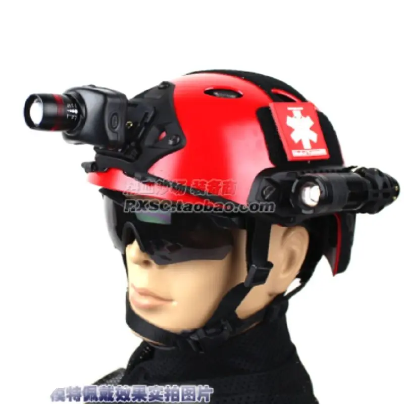 

PJ Red Helmet Quick Helmet Rapid Response Helmet Rescue Helmet