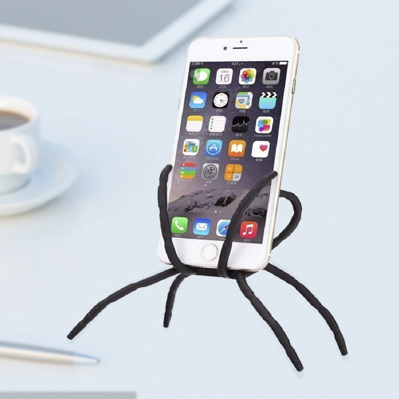 Universal Spider Table Phone Holder Stand Adjustable Grip Lazy Mobile Phone Holder Clip Phone Desk Bracket For iPhone 8 Samsung