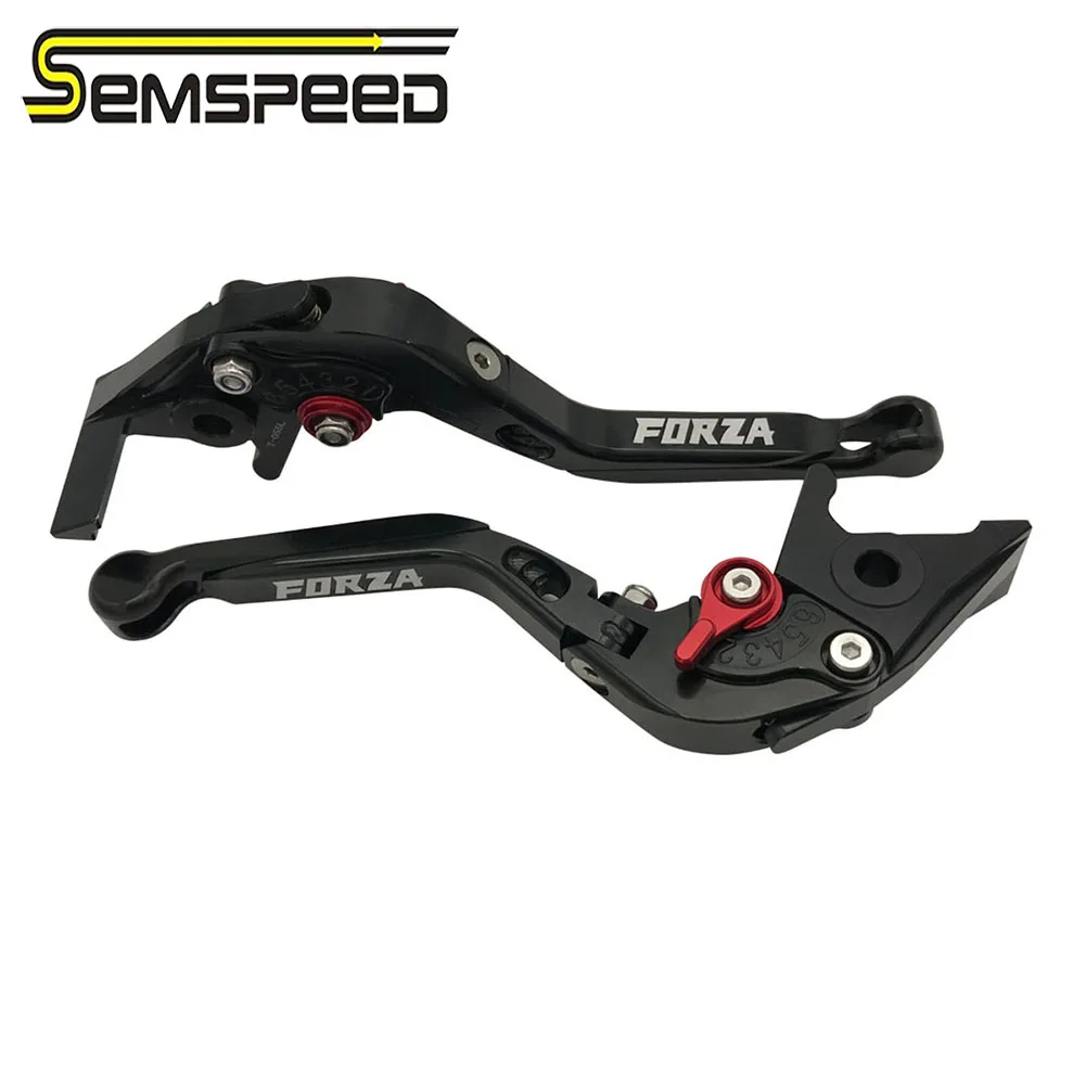 SEMSPEED CNC FORZA300 Складные Выдвижные Тормозные рычаги для Honda Forza 300 250 125 2010- NSS300 SH300 MF13 аксессуары