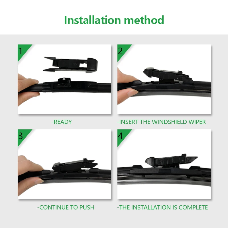 

Wiper Blades For 04-09 BMW Serie 6 Natural Rubber Car Front Windscreen Wiper Length 24 Inches 24 Inches