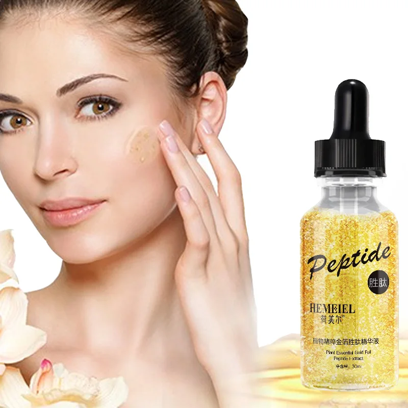 HEMEIEL 24k Золотая омолаживающая сыворотка для лица с гиалуроновой кислотой Сыворотка против морщин увлажняющая эссенция для отбеливания корейский уход за кожей 30 мл