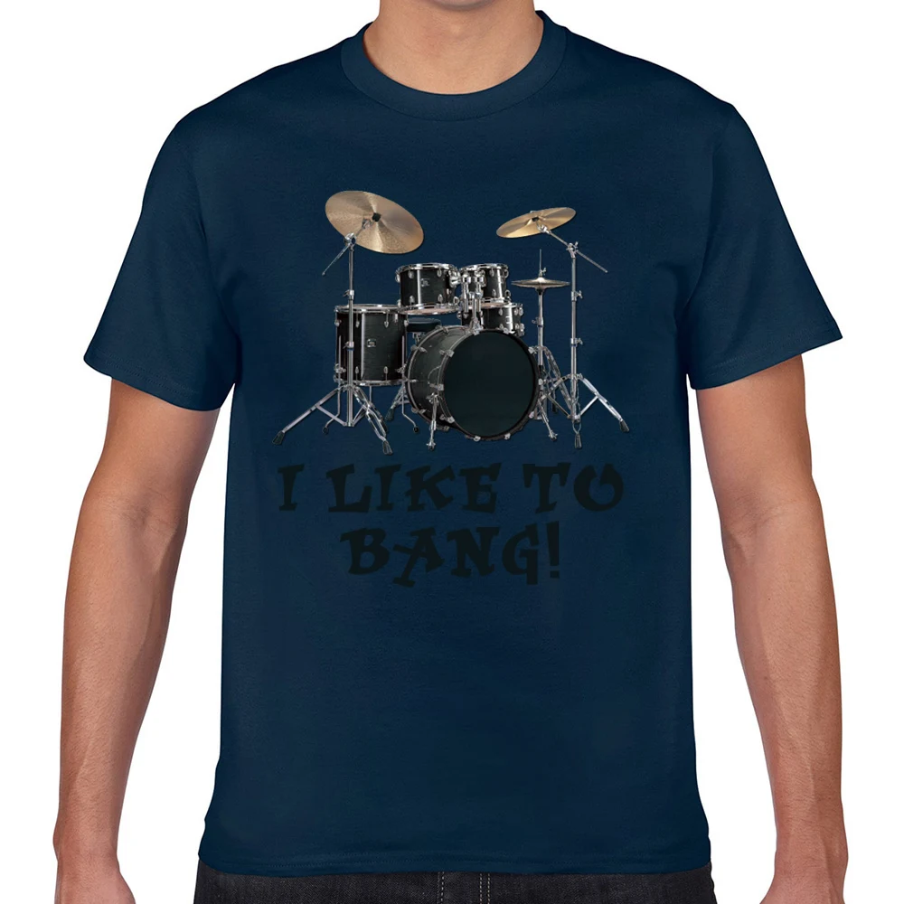 Мужская футболка с надписью i like to bang drums Сексуальная принтом Харадзюку