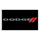 Автомобильный флаг Dodge 3x5 футов, баннер для декора стен комнаты