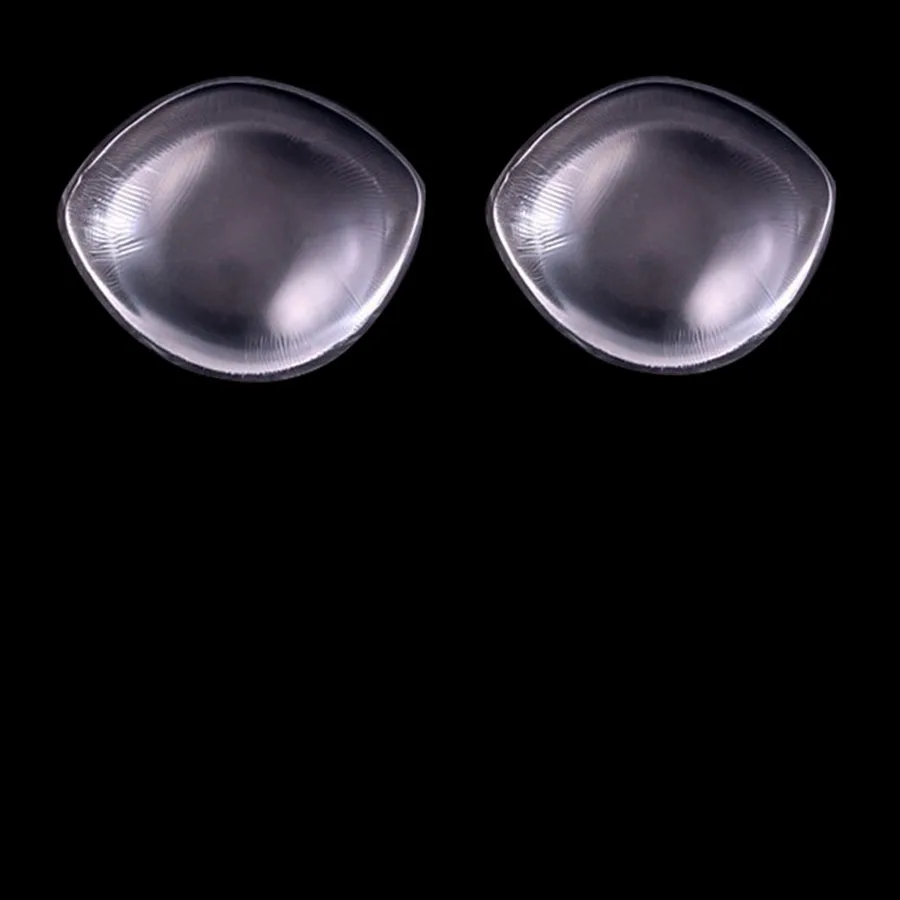 abalone transparent 1 пара, силиконовый купальник с треугольным лифом, вкладыши для бюстгальтера, пуш-ап, усилитель груди, нижнее белье, съемные, невидимые, женские подкладки для бюстгальтера - Цвет: abalone transparent