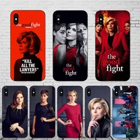 the good fight soft tpu phone case covers for iphone 8 7 6 6s plus x 10 5 5s se 2020 11 12 pro max coque shell black back fundas