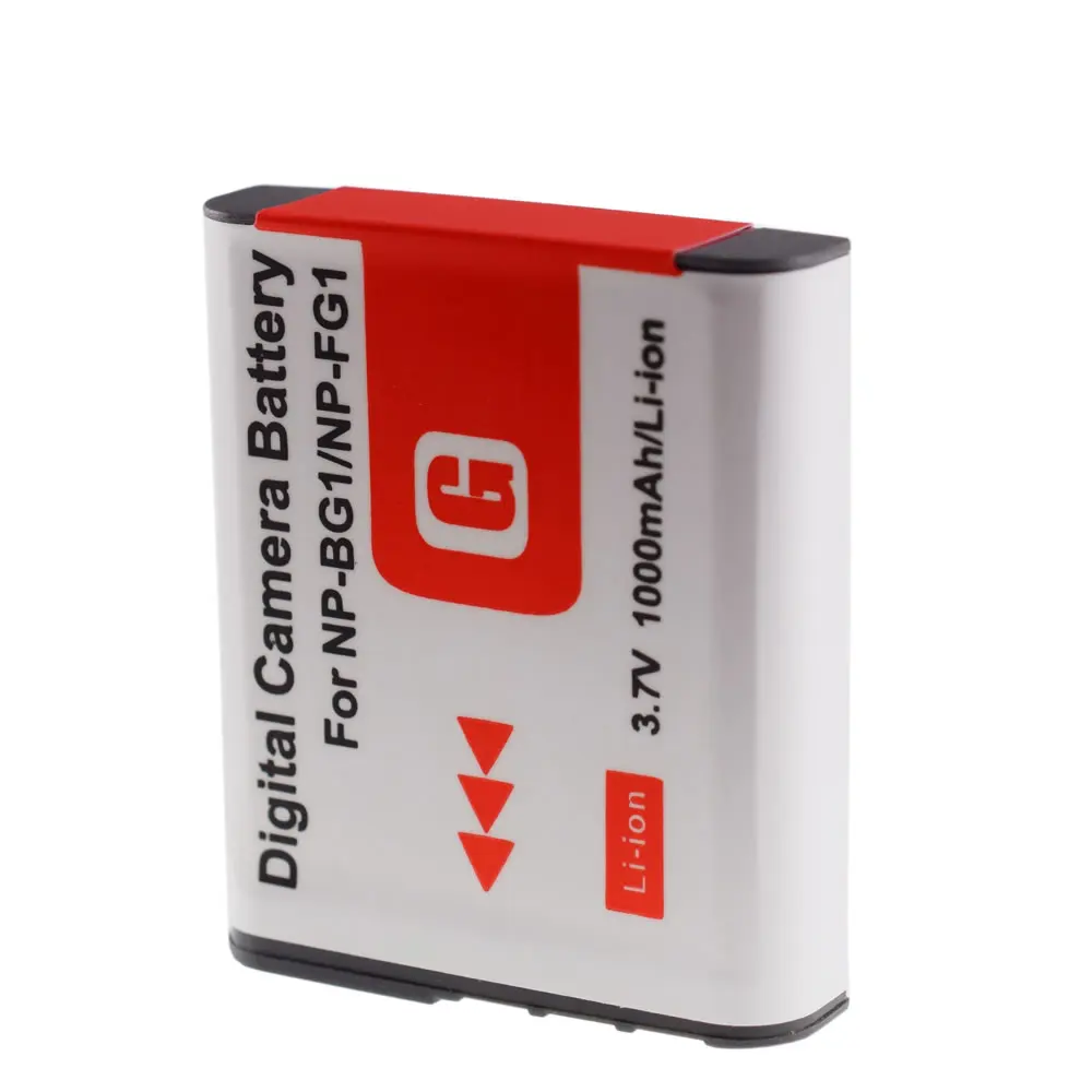 Аккумулятор типа G для SONY Cybershot NP BG1 FG1 DSC H20 H9 H3 T100 W80 W90|Цифровые аккумуляторы| |