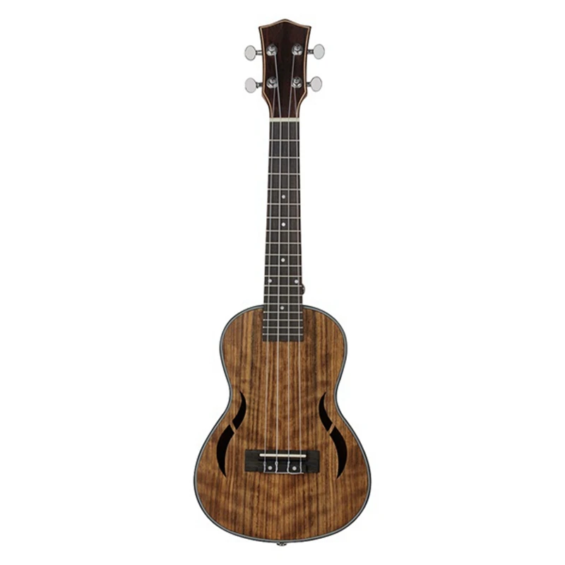 

23 Inch Ukulele Walnut Wood Ukulele Beginner Acoustic Guitar Ukelele 4 String Wooden Ukulele