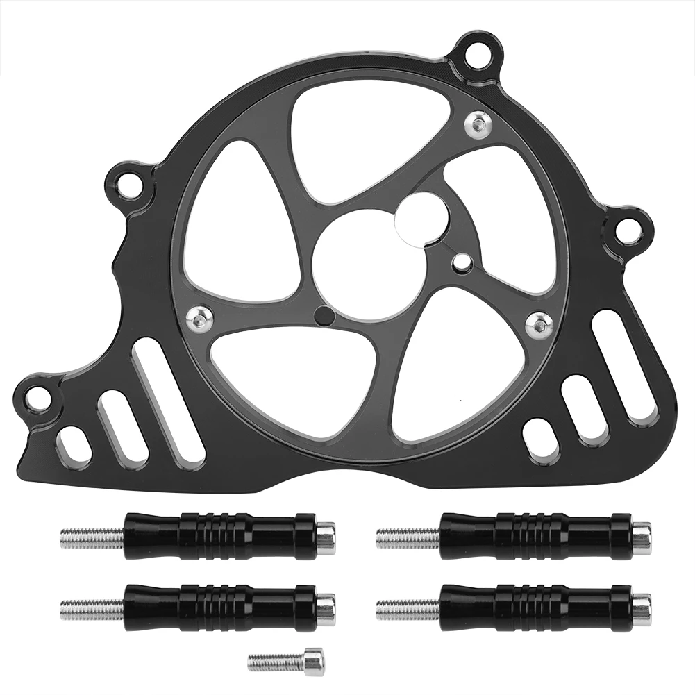 

Motorcycle Front Sprocket Chain Guard Protector Cover for Kawasaki Z1000 2010-2018（Black）