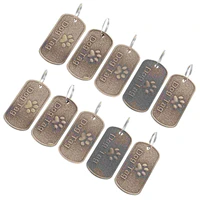 10pcs delicate dog id tags practical pet identity tags durable pet supplies