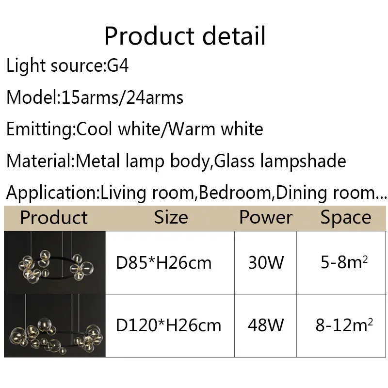 

Modern Led Chandeliers Home Cretaive Ceiling Chandelier Lighting For Living room Dining rom Bedroom Kitchen Lighting Fixtures