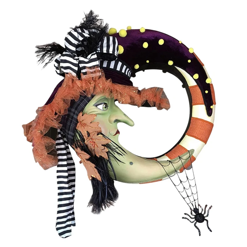 

Подвесной венок с изображением Луны, кленовых листьев, дверей и окон, современный дизайн ручной работы с изображением Ловца снов, Луны, солн...