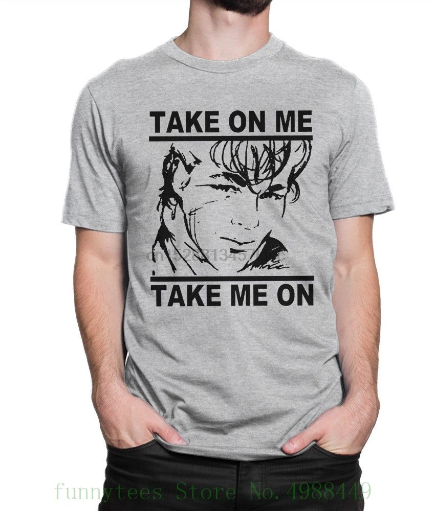 

A - Ha Take On Me T Shirt Old School Tee Men Women All Sizes 100% Cotton Short Sleeves Tee Shirts