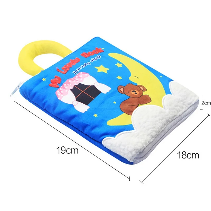 

Soft Books Infant Early Cognitive Development My Quiet Books Baby Goodnight Educational Unfolding Cloth Book Baby Activity Book