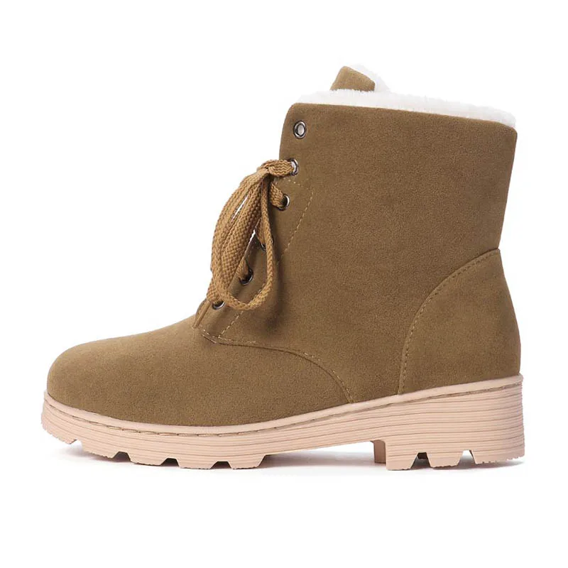 RIZABINA/женские теплые зимние ботинки Новое поступление 2020 года Ботильоны с