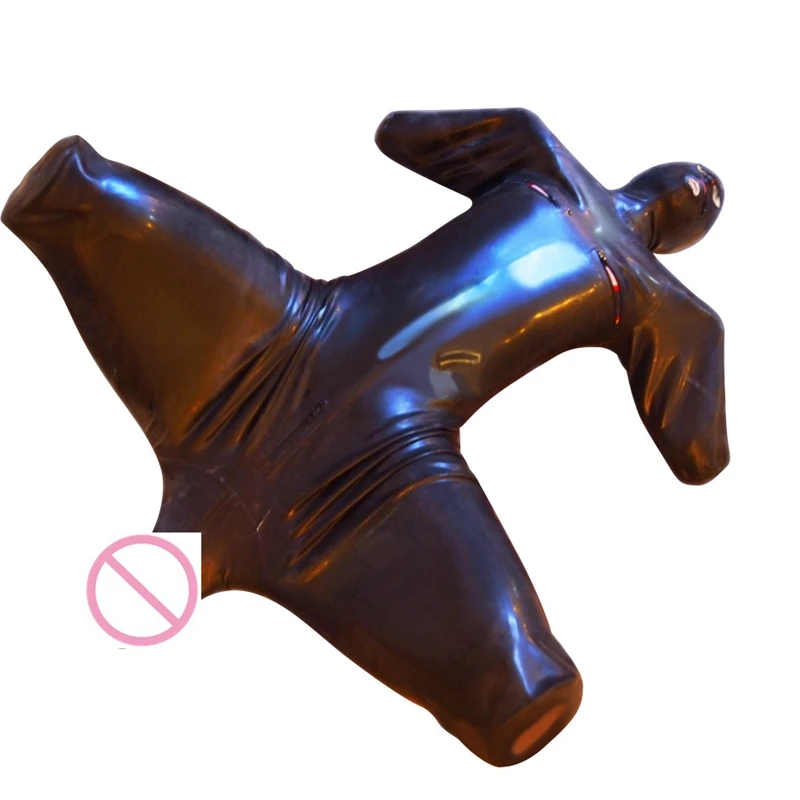 Новинка из искусственной кожи Для мужчин сексуальный заключенный боди