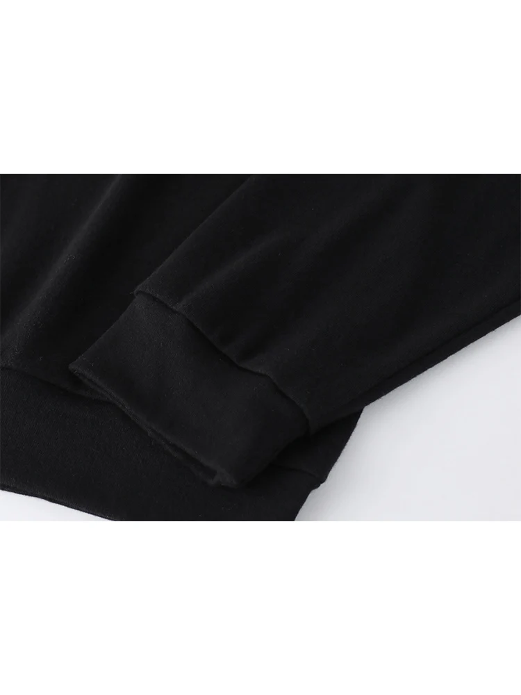 Женский пуловер в клетку с длинным рукавом и принтом сердца свободный Свитшот