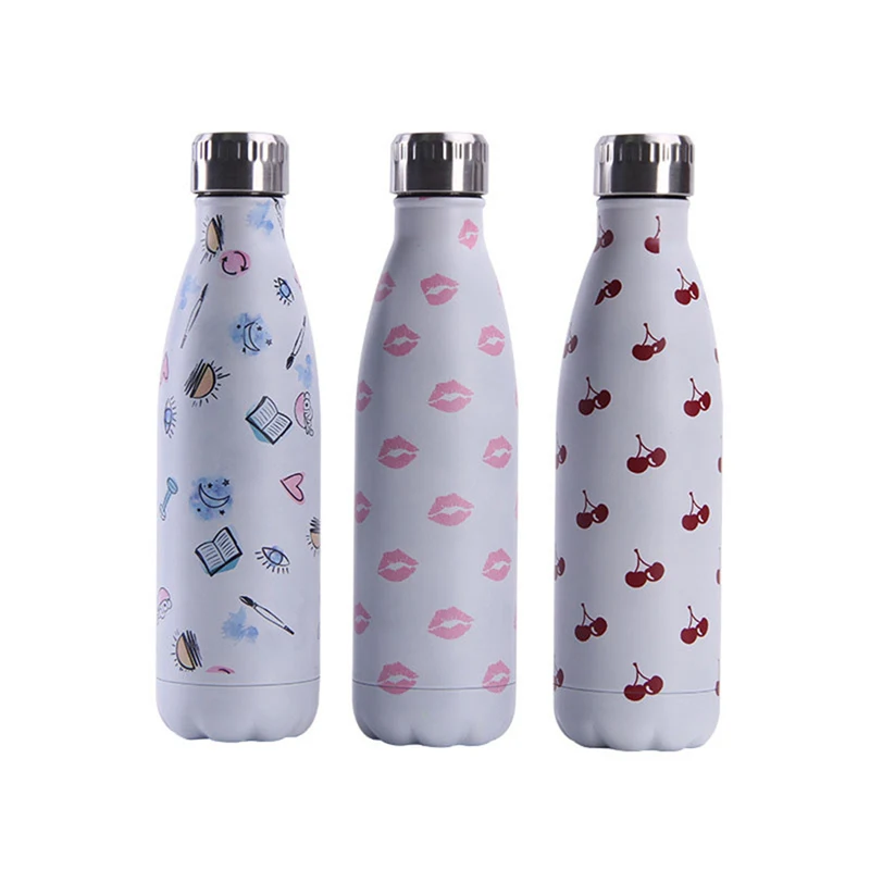 Термос из нержавеющей стали с изображением сердца вишни без бисфенола А | Дом и