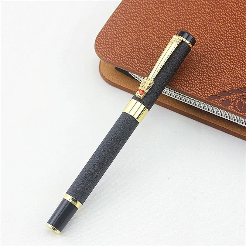 Высококачественная металлическая авторучка с клипсой дракона Роскошные