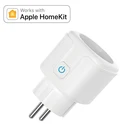 Умная вилка OFFONG P3-3 WiFi EU 16 А работает с Homekit для Apple совместимая с Tuya Smartthings Siri Alexa Goolgle Home