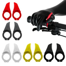 1 Pair Bicycle Handlebar End Grips 22.2mm Glass Fiber For Road Bikes MTBs Electric Scooter