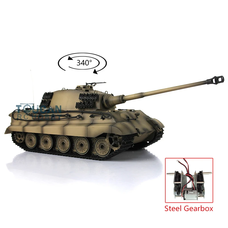 Heng Long 1/16 весы TK 6 0 S пластиковый немецкий Король тигр RC Танк 3888A стальной редуктор