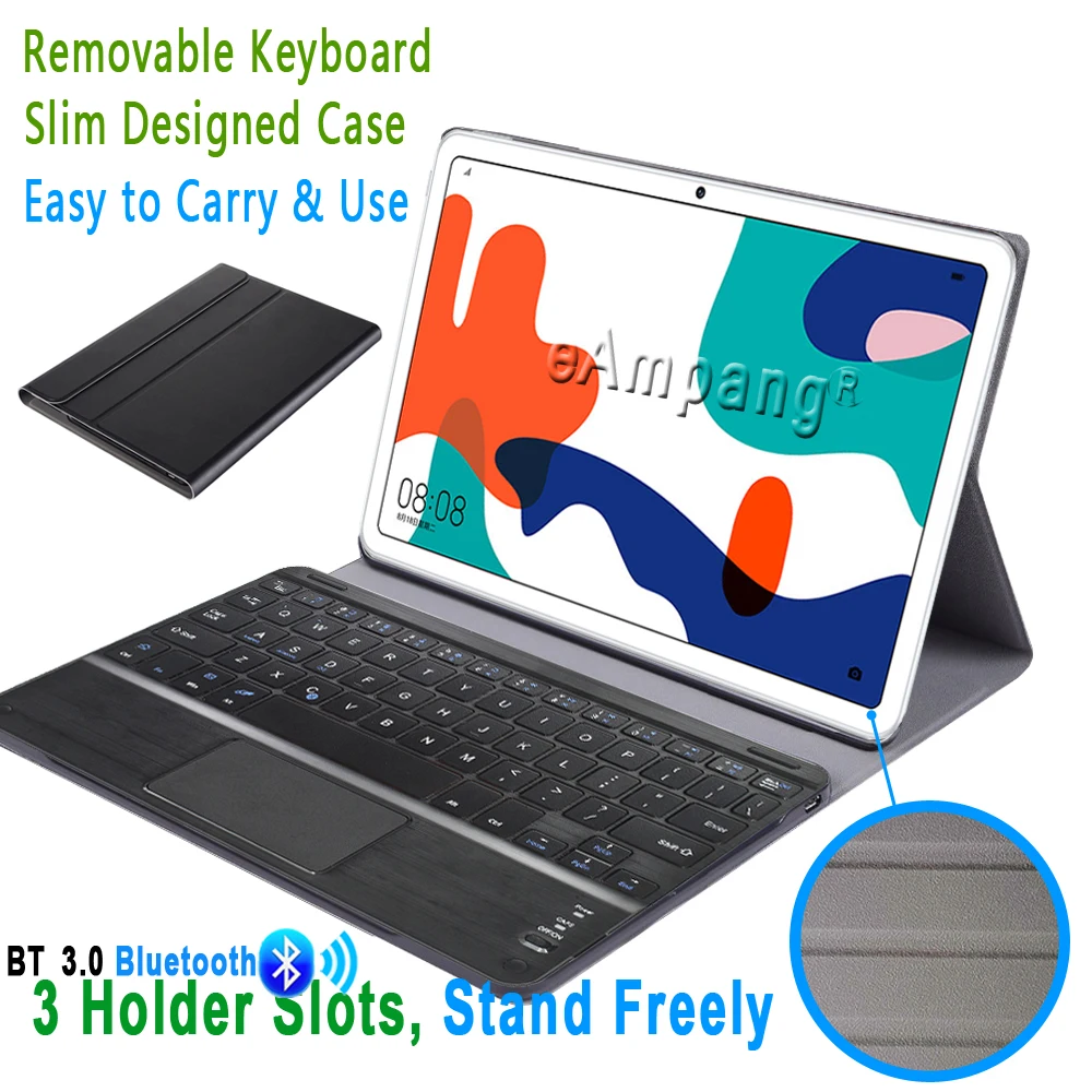 

Touchpad Keyboard Case for Huawei MatePad 10.4 BAH3-W09 BAH3-AL00 Russian Spanish Arabic Hebrew Korean Turkish Thai Keyboard