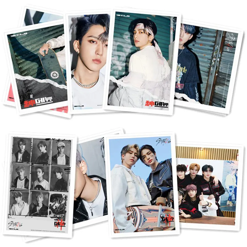 KPOP Stray Kids 1-й альбом &ltGO LIVE&gt Polaroid Photo Lomo Card K-pop StrayKids металлическая коробка карта 40