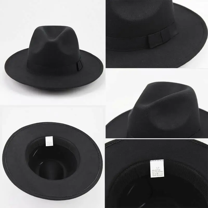 Шляпа-федора унисекс винтажная 2 цвета | Аксессуары для одежды