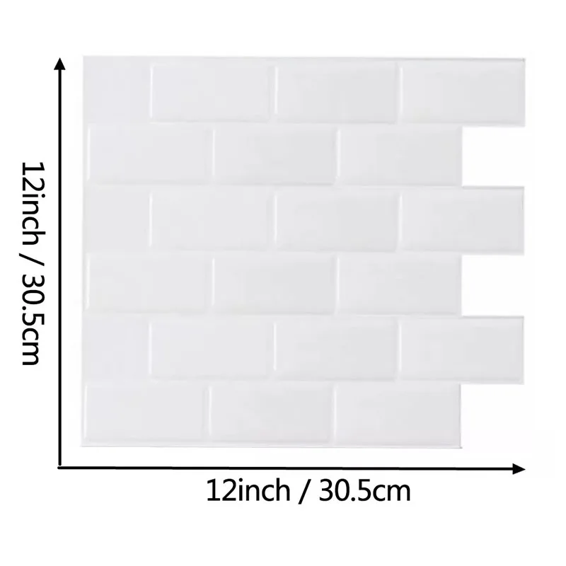 

3D Self-adhesive Wall Sticker Waterproof and Oilproof Living Room Kitchen Wall Sticker Home Decoration Wall Sticker