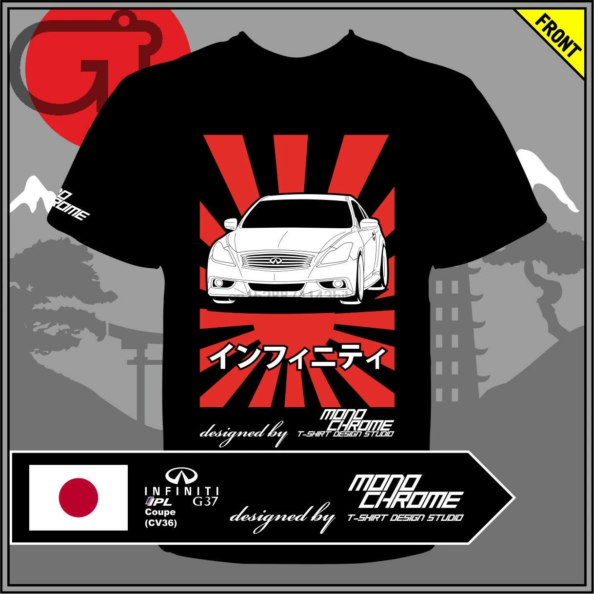 GT shirt Infiniti IPL G37 Coupe (CV36) Футболка|Мужские футболки| |